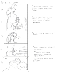 Tomb Raider Legend Storyboard Sketches