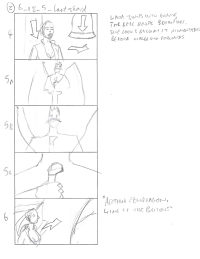 Tomb Raider Legend Storyboard Sketches