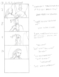 Tomb Raider Legend Storyboard Sketches