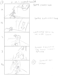 Tomb Raider Legend Storyboard Sketches