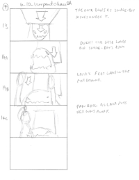 Tomb Raider Legend Storyboard Sketches