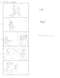 Tomb Raider Legend Storyboard Sketches