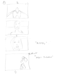 Tomb Raider Legend Storyboard Sketches