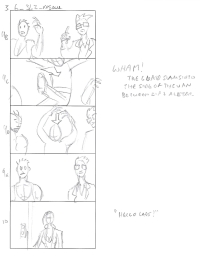 Tomb Raider Legend Storyboard Sketches