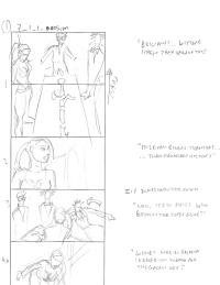 Tomb Raider Legend Storyboard Sketches