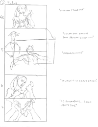 Tomb Raider Legend Storyboard Sketches