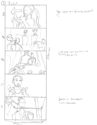 Tomb Raider Legend Storyboard Sketches
