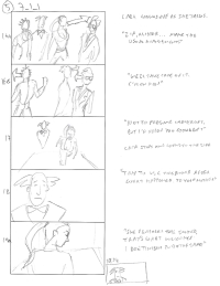 Tomb Raider Legend Storyboard Sketches