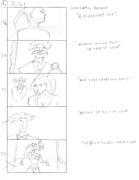 Tomb Raider Legend Storyboard Sketches