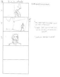 Tomb Raider Legend Storyboard Sketches