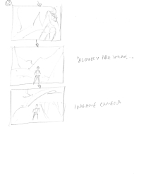 Tomb Raider Legend Storyboard Sketches
