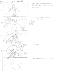 Tomb Raider Legend Storyboard Sketches