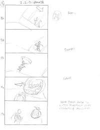 Tomb Raider Legend Storyboard Sketches