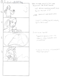 Tomb Raider Legend Storyboard Sketches