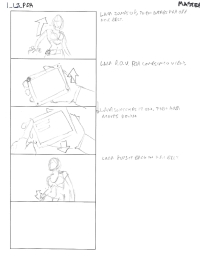 Tomb Raider Legend Storyboard Sketches
