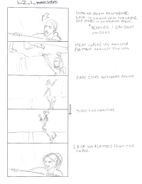 Tomb Raider Legend Storyboard Sketches