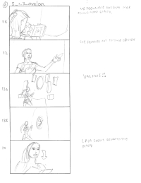 Tomb Raider Legend Storyboard Sketches