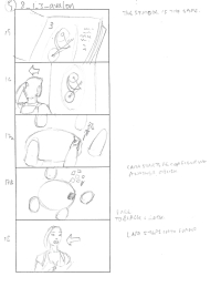 Tomb Raider Legend Storyboard Sketches