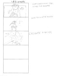 Tomb Raider Legend Storyboard Sketches