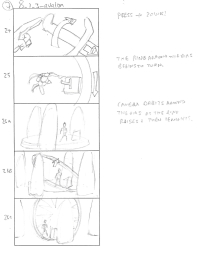Tomb Raider Legend Storyboard Sketches
