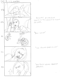 Tomb Raider Legend Storyboard Sketches