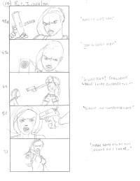 Tomb Raider Legend Storyboard Sketches