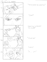 Tomb Raider Legend Storyboard Sketches