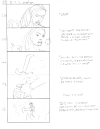 Tomb Raider Legend Storyboard Sketches