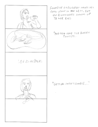 Tomb Raider Legend Storyboard Sketches