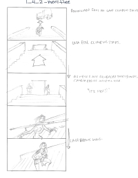 Tomb Raider Legend Storyboard Sketches