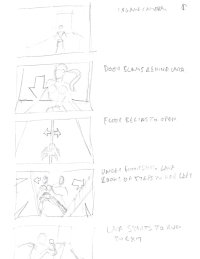 Tomb Raider Legend Storyboard Sketches