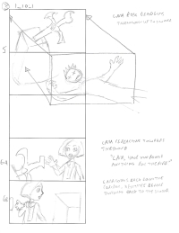Tomb Raider Legend Storyboard Sketches