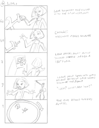 Tomb Raider Legend Storyboard Sketches