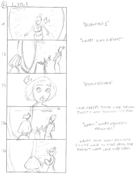 Tomb Raider Legend Storyboard Sketches
