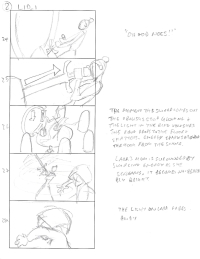 Tomb Raider Legend Storyboard Sketches