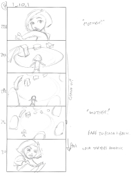Tomb Raider Legend Storyboard Sketches