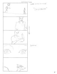 Tomb Raider Legend Storyboard Sketches