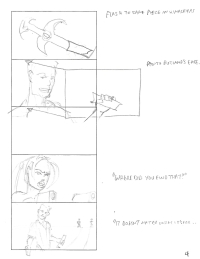 Tomb Raider Legend Storyboard Sketches