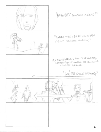 Tomb Raider Legend Storyboard Sketches