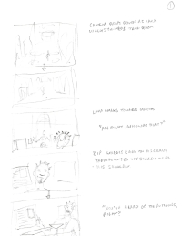 Tomb Raider Legend Storyboard Sketches