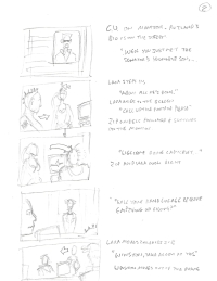 Tomb Raider Legend Storyboard Sketches
