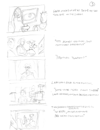 Tomb Raider Legend Storyboard Sketches