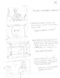 Tomb Raider Legend Storyboard Sketches