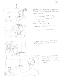 Tomb Raider Legend Storyboard Sketches