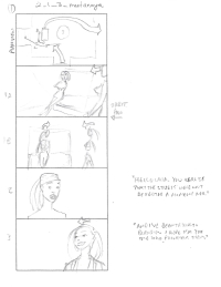 Tomb Raider Legend Storyboard Sketches