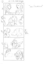 Tomb Raider Legend Storyboard Sketches