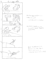 Tomb Raider Legend Storyboard Sketches
