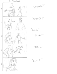 Tomb Raider Legend Storyboard Sketches