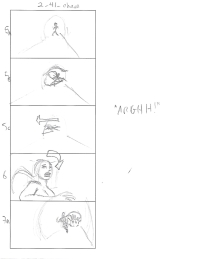 Tomb Raider Legend Storyboard Sketches