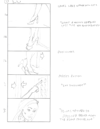 Tomb Raider Legend Storyboard Sketches